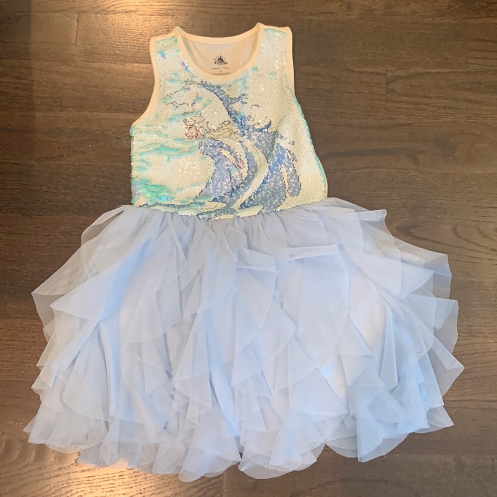 Disney flip sequins dress for little girls